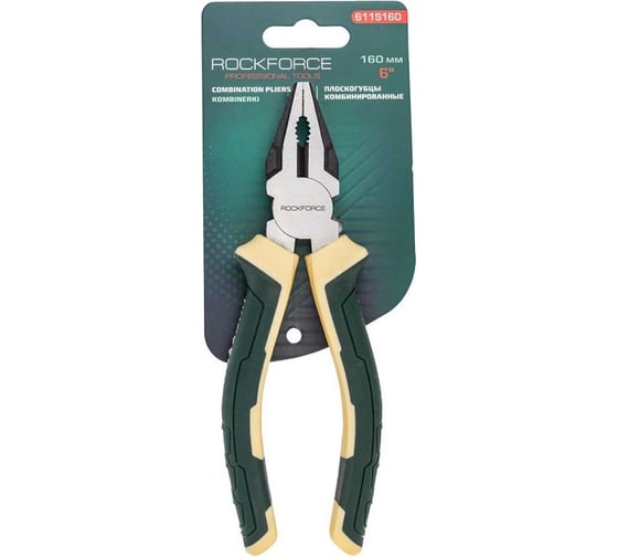 Плоскогубцы комбинированные Rockforce 160мм RF-611S160(58541) 1