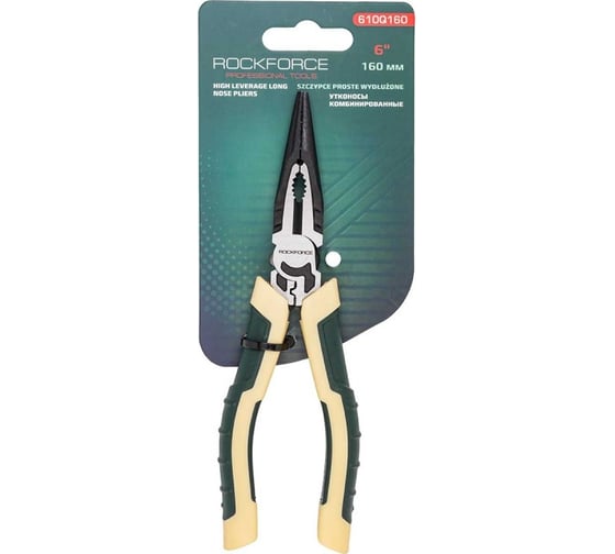 Утконосы комбинированные Rockforce 160мм RF-610Q160(58534) 1