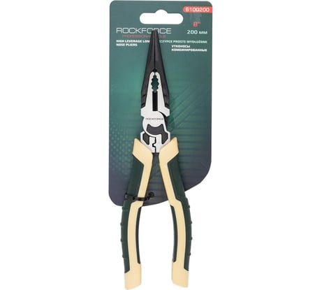 Утконосы комбинированные Rockforce 200мм RF-610Q200(58535)