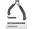 Изогнутые утконосы Forsage мини Cr-V 4.5''-114мм, в блистере F-50814P6(26312) 4