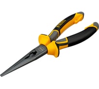 Длинногубцы Denzel прямые 205 мм, трехкомпонентные рукоятки 17302