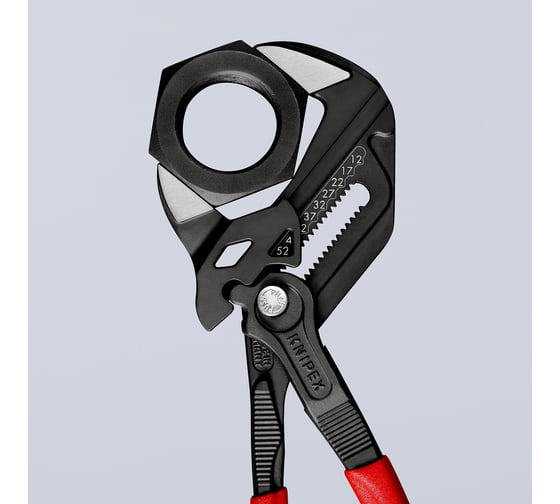 Переставные клещи KNIPEX 52 мм 2, L-250 мм, серые, 1-к ручки, подвес KN-8601250SB