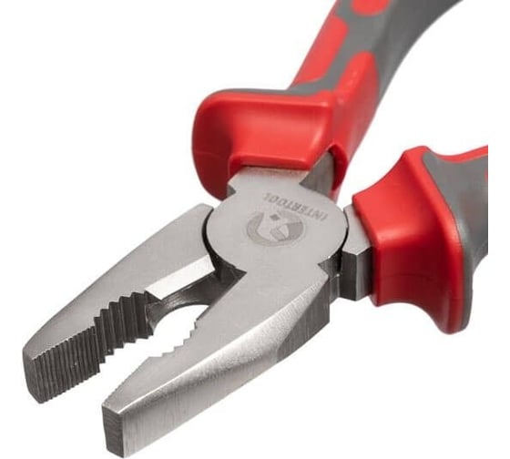 Плоскогубцы INTERTOOL 160 мм, С55 HT-0104
