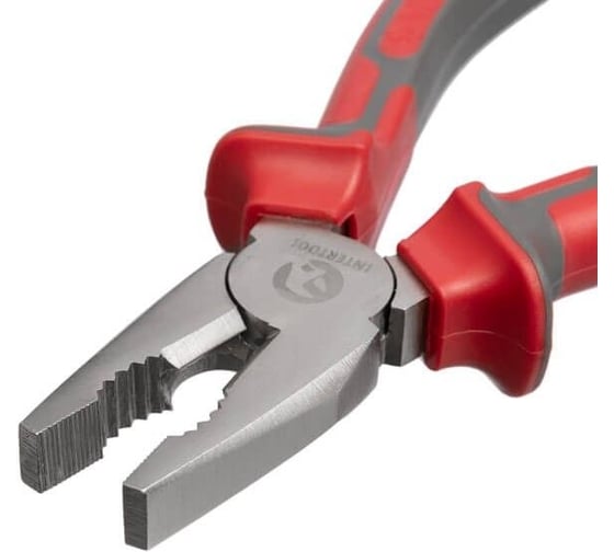 Плоскогубцы INTERTOOL 180 мм, С55 HT-0105