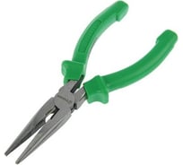 Длинногубцы TUNDRA шлифованные, пластиковые рукоятки, 160 мм 881641