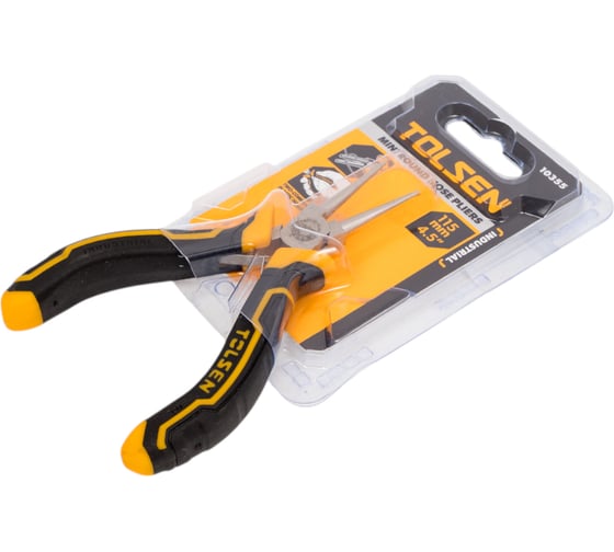 Круглогубцы мини TOLSEN GRIPro 115 мм 10355