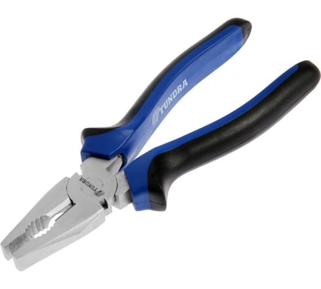 Плоскогубцы TUNDRA 180 мм, никелированные, 2К рукоятки 881648