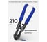 Болторез Kubis 210 мм, max Ф4 мм, T8, HRC 53-60 02-05-0210 4