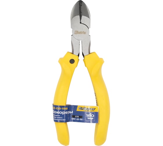 Бокорезы KUBIS Gripper 180 мм, C55, HRC 45-50 02-03-1118