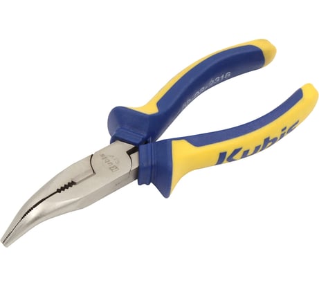 Длинногубцы изогнутые KUBIS ProGripper 160 мм, CrV, HRC 47-52 02-03-2316