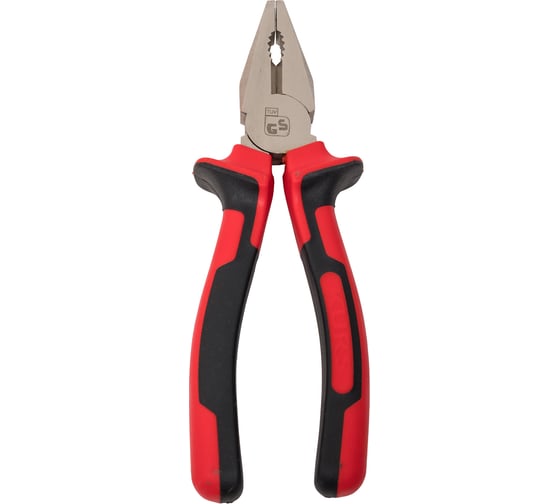 Плоскогубцы комбинированные КУРС Тренд двухцветные прорезиненные ручки, хром-никелевое покрытие, 180 мм 47565 1