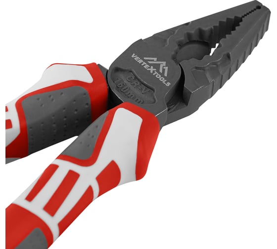 Пассатижи vertextools TEFLON PRO трехкомпонентная рукоятка, 160 мм 4100-160