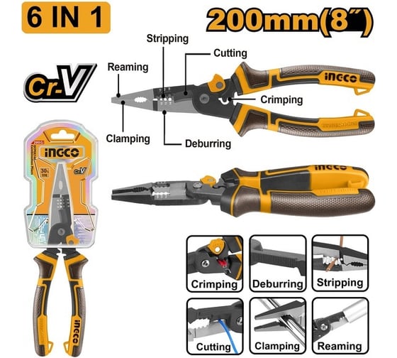 Утконосы многофункциональные INGCO 6в1 HMFLNP28200
