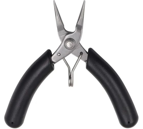 Мини круглогубцы для рукоделия Vitatools никелированные, с обливными рукоятками, 120 мм kruglogubtsy-10sm 1