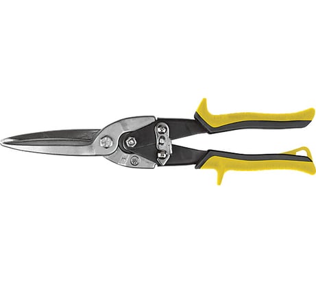 Ножницы по металлу FIT удлиненные CrV, прорезиненные ручки, прямые 290 мм 41530