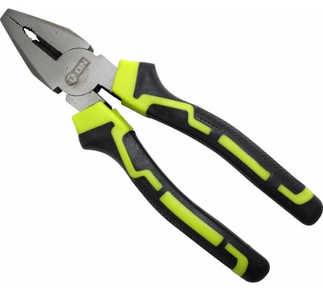 Пассатижи ON 180 мм, шлифованные, двухкомпонентная рукоятка 08-01-180