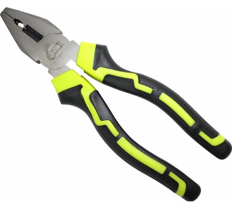 Пассатижи ON 200 мм, шлифованные, двухкомпонентная рукоятка 08-01-200