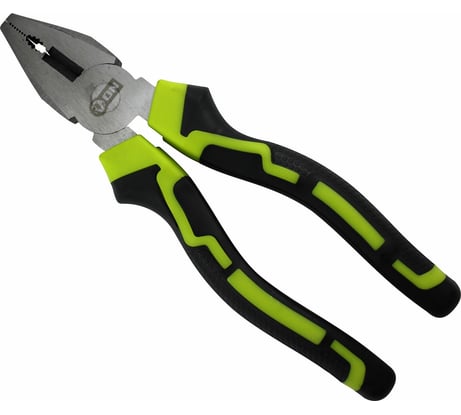 Пассатижи ON 160 мм, шлифованные, двухкомпонентная рукоятка 08-01-160