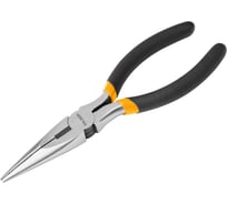 Длинногубцы TOLSEN 160 мм, инд. закалка, облив. рукоятки 10278