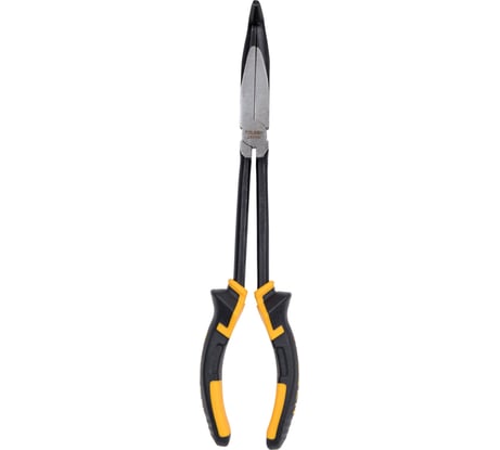 Длинногубцы TOLSEN изогнутые 90 280 мм, удлиненные двухкомп. рукоятки 10292