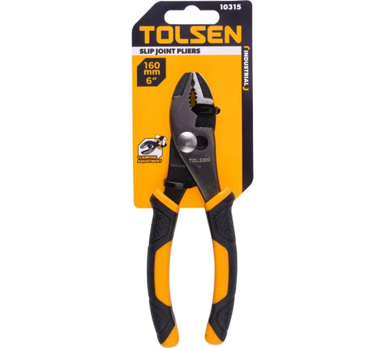 Щипцы для скользящих соединений TOLSEN Industrial 200 мм, двухкомп. рукоятки 10316