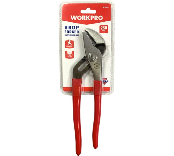Клещи переставные WORKPRO 250мм WP231010 1