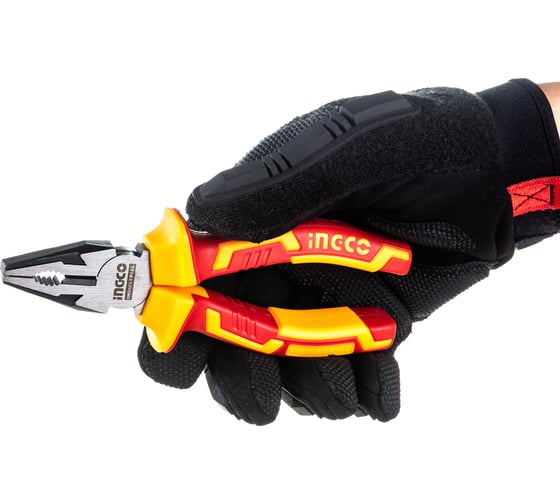 Диэлектрические плоскогубцы INGCO 160 мм INDUSTRIAL HICP28168