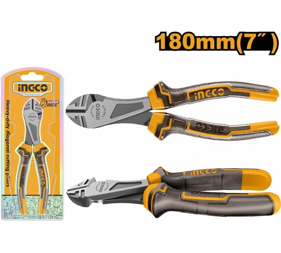 Усиленные бокорезы INGCO 180мм HHDCP08188