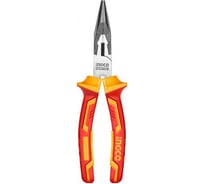 Диэлектрические длинногубцы INGCO 200 мм INDUSTRIAL HILNP28208
