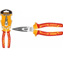 Диэлектрические длинногубцы INGCO 160 мм INDUSTRIAL HILNP28168