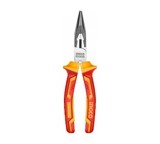 Диэлектрические длинногубцы INGCO 160 мм INDUSTRIAL HILNP28168