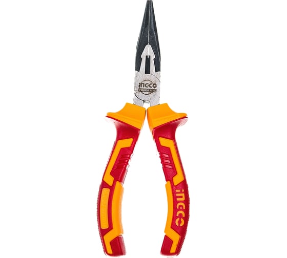 Диэлектрические длинногубцы INGCO 160 мм INDUSTRIAL HILNP28168