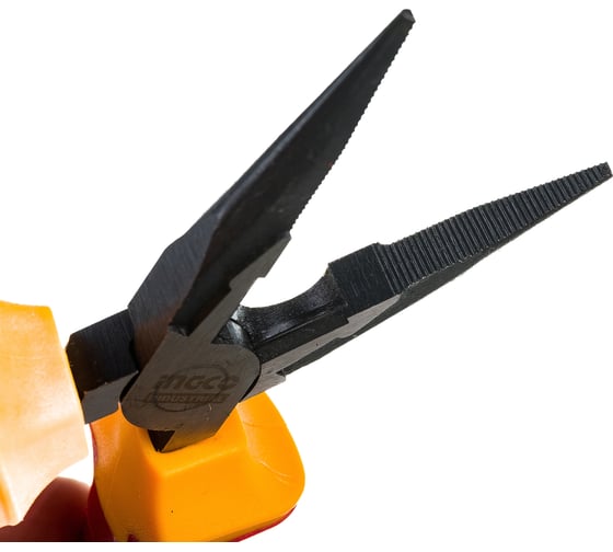 Диэлектрические длинногубцы INGCO 160 мм INDUSTRIAL HILNP28168