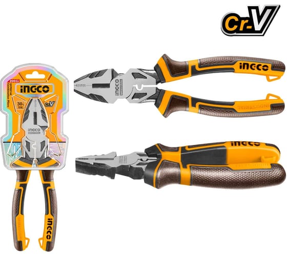 Комбинированные плоскогубцы INGCO 240мм INDUSTRIAL HHCP28240