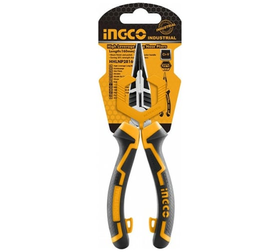 Тонкогубцы INGCO 160мм INDUSTRIAL HHLNP28160