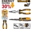 Тонкогубцы INGCO 160мм INDUSTRIAL HHLNP28160 2