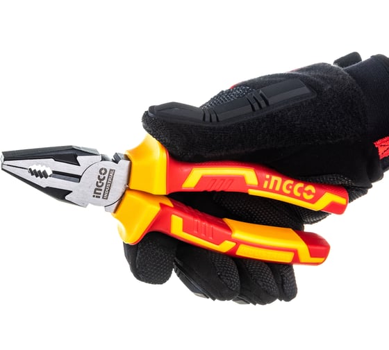 Диэлектрические плоскогубцы INGCO 200 мм INDUSTRIAL HICP28208