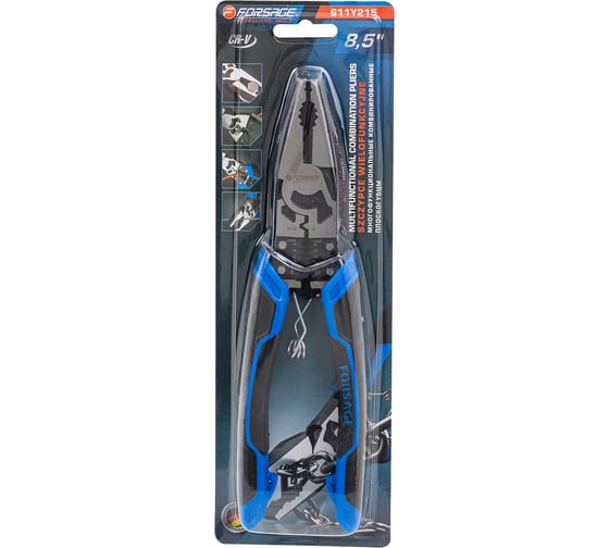 Плоскогубцы многофункциональные Forsage 8,5" F-611Y215(60528)