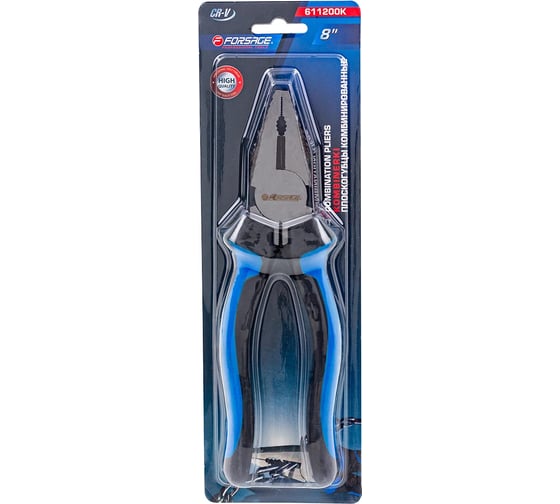 Плоскогубцы комбинированные Forsage 8" F-611200K(60527)