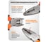 Плоскогубцы комбинированные ISMA 8" ISMA-611200(60532) 4