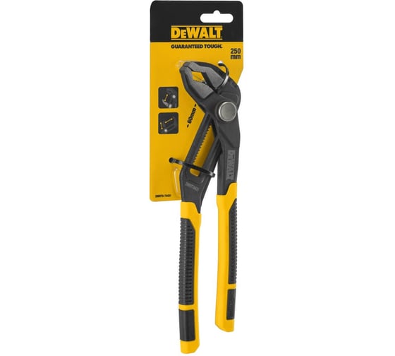 Переставные пассатижи DEWALT 250мм DWHT0-74431