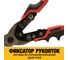 Ножницы по металлу DEWALT ERGO левые, 250 мм DWHT14673-0 6