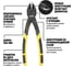 Диагональные кусачки DEWALT 200мм DWHT0-74274 2