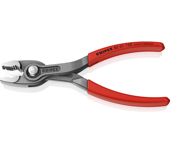 Клещи с фронтальным и боковым захватами Knipex TwinGrip зев 3-16 мм, L 150 мм,обливные ручки KN-8201150
