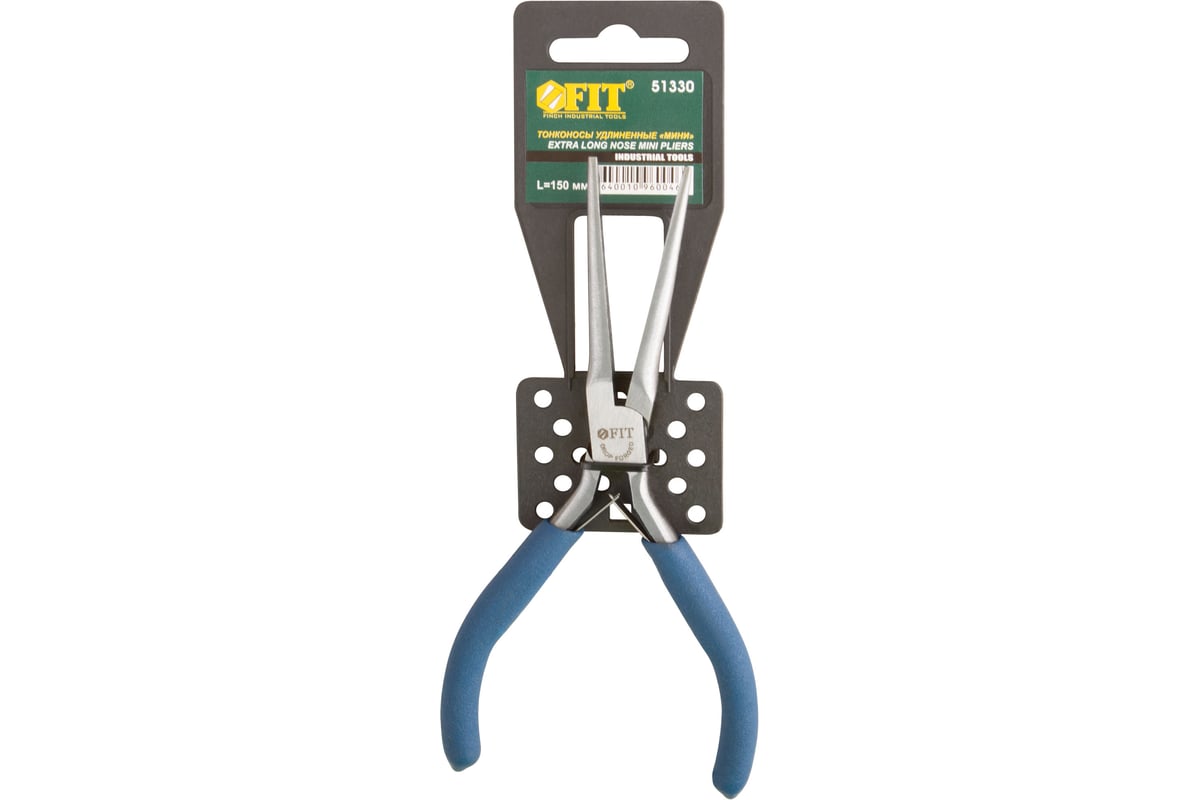 Тонконосы FIT мини удлиненные, синие ручки 150 мм 51330 - выгодная цена ...
