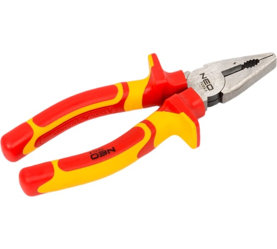 Плоскогубцы NEO Tools комбинированные, 160 мм, 1000 В, CrV, полированные 01-220
