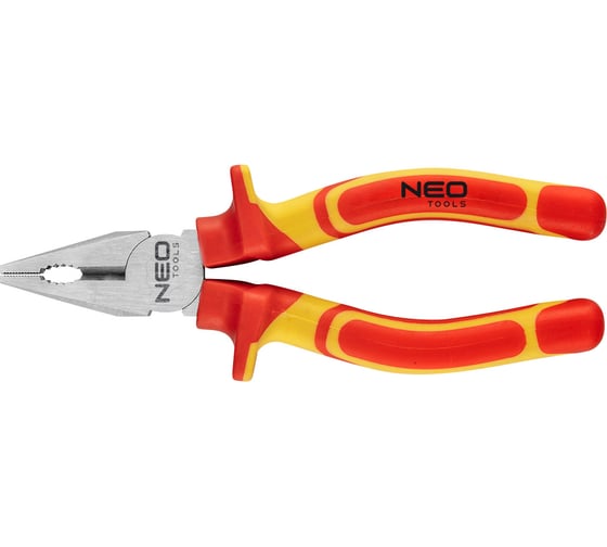 Плоскогубцы NEO Tools комбинированные, 160 мм, 1000 В, CrV, полированные 01-220