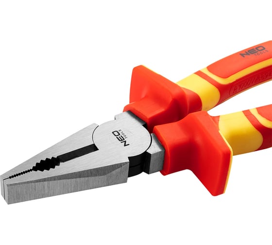 Плоскогубцы NEO Tools комбинированные, 160 мм, 1000 В, CrV, полированные 01-220