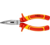 Плоскогубцы NEO Tools изогнутые, 160 мм, 1000 В, CrV, полированные 01-227