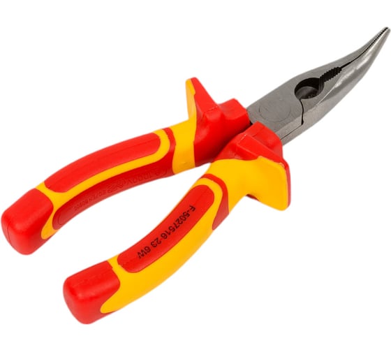 Плоскогубцы NEO Tools изогнутые, 160 мм, 1000 В, CrV, полированные 01-227